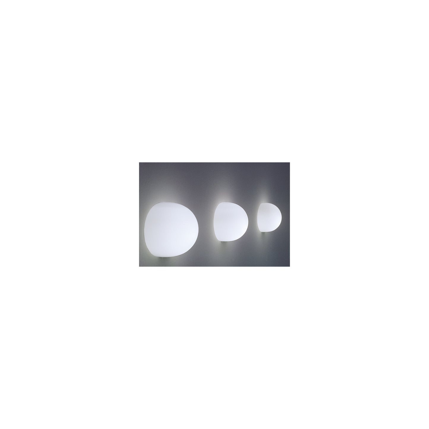 Glo-Ball W Wall Mounted Diffused Light with Opal Glass