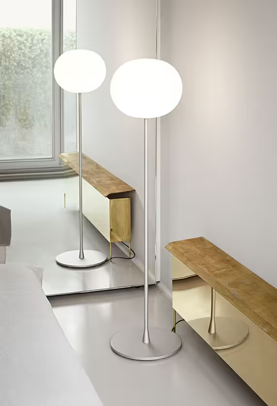 Glo-Ball F2 Floor Lamp with Opal Glass