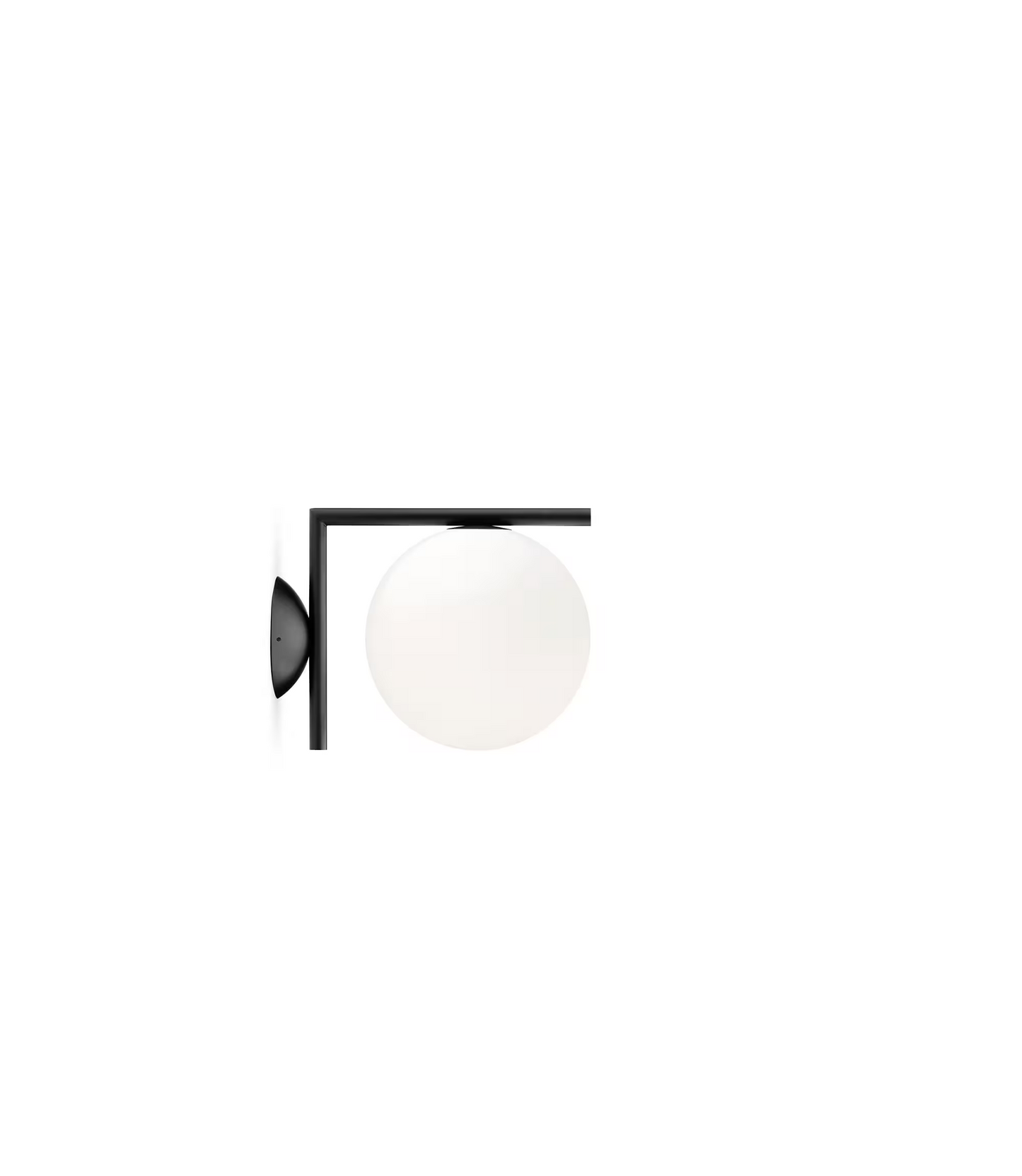 IC C/W1 Wall or Ceiling Light with Blown Glass Opal Diffuser