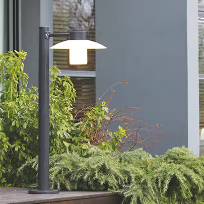 Aubanne Model 3 Frosted Glass Bollard
