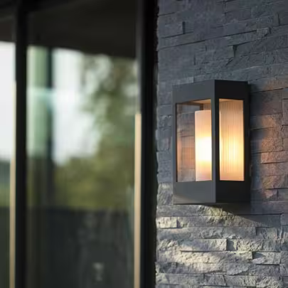 Brick Clear Glass Decorative Wall Light