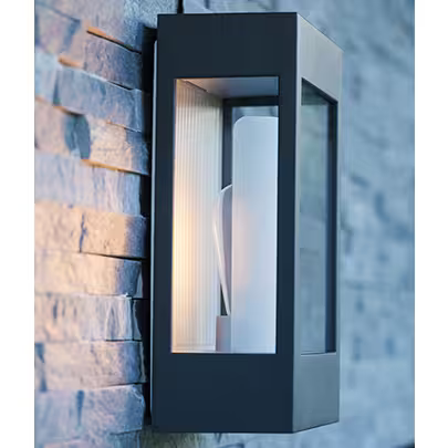 Brick Clear Glass Decorative Wall Light
