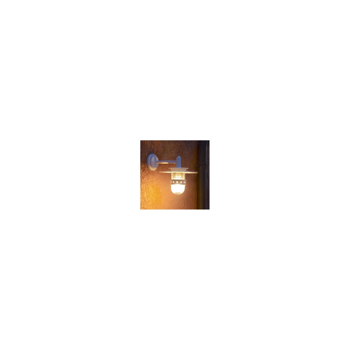 Kent Clear Prismatic Glass Wall Light with Glare Reducing Ring