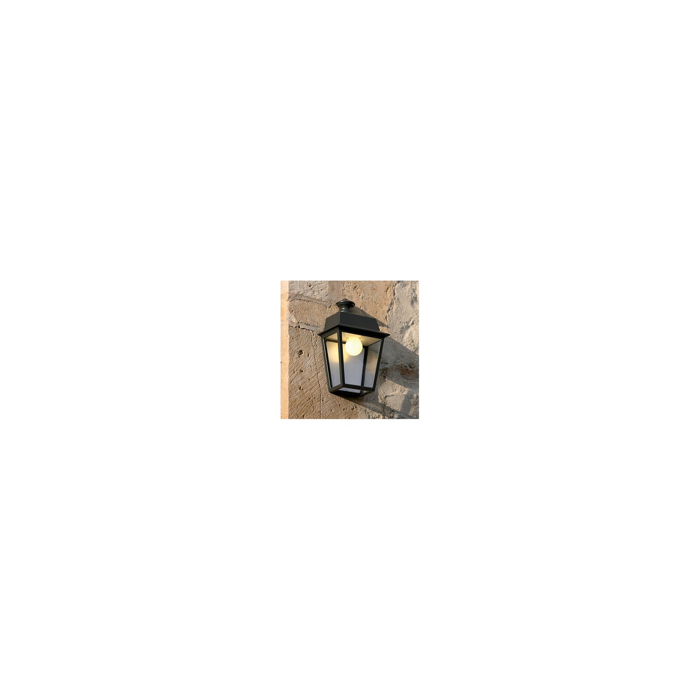 Place des Vosges 1 Evolution Model 2 Clear Glass Sensor E27 Wall Light