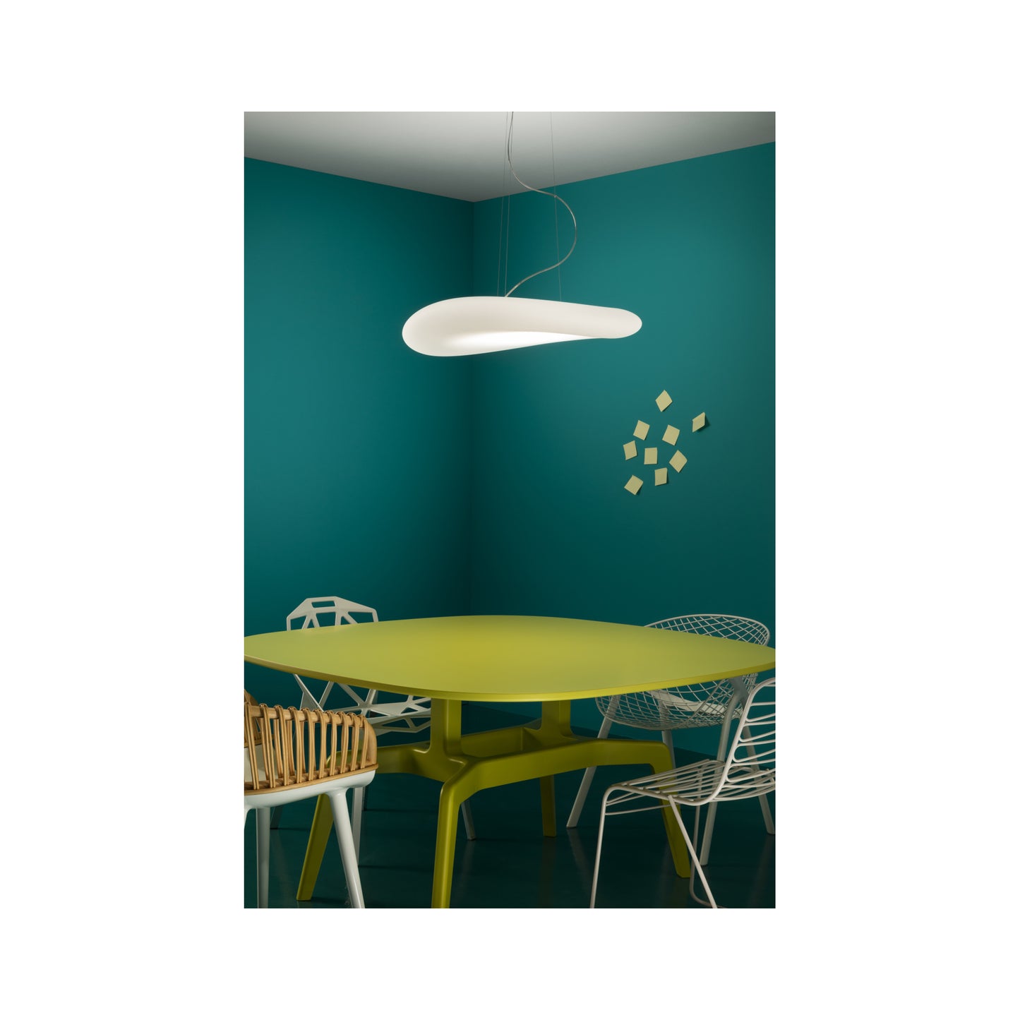 Mr. Magoo P Medium White LED Pendant