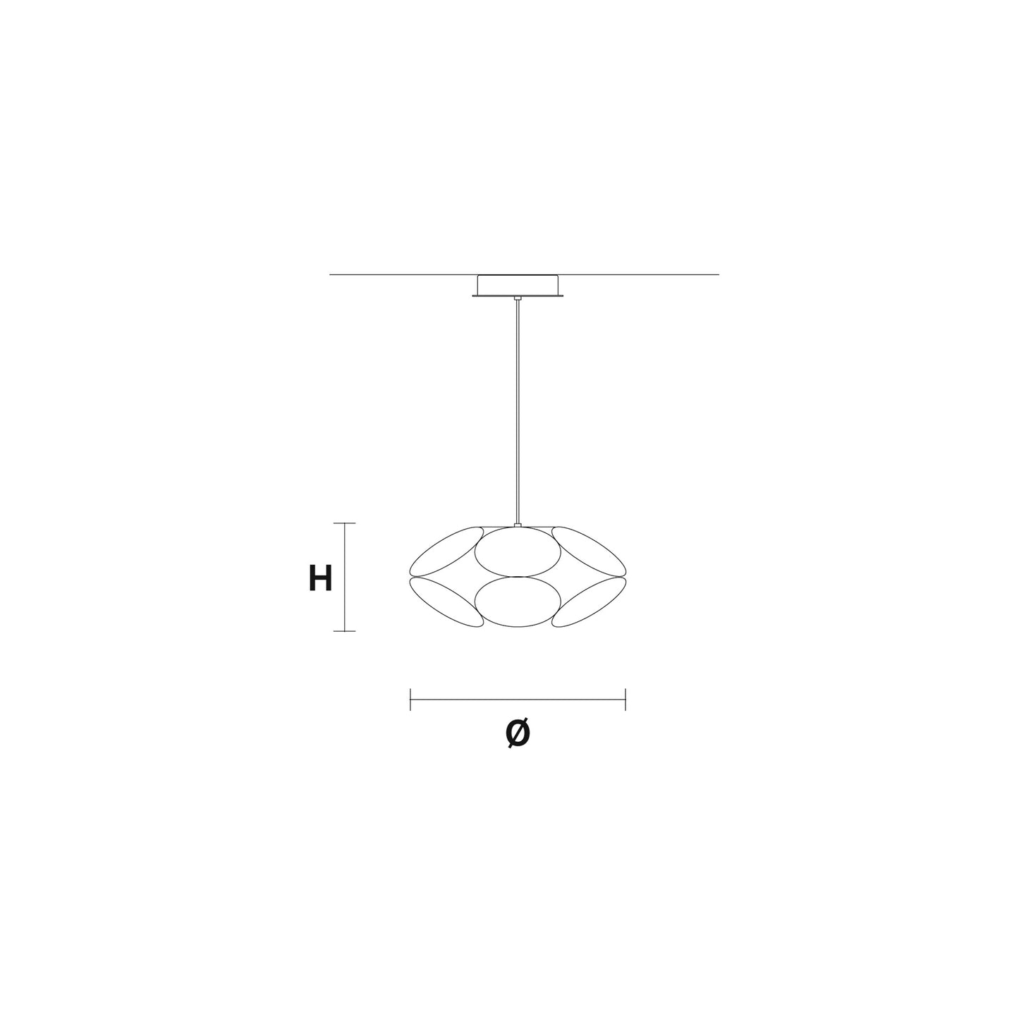 Timeo S1 R45 Small LED Pendant