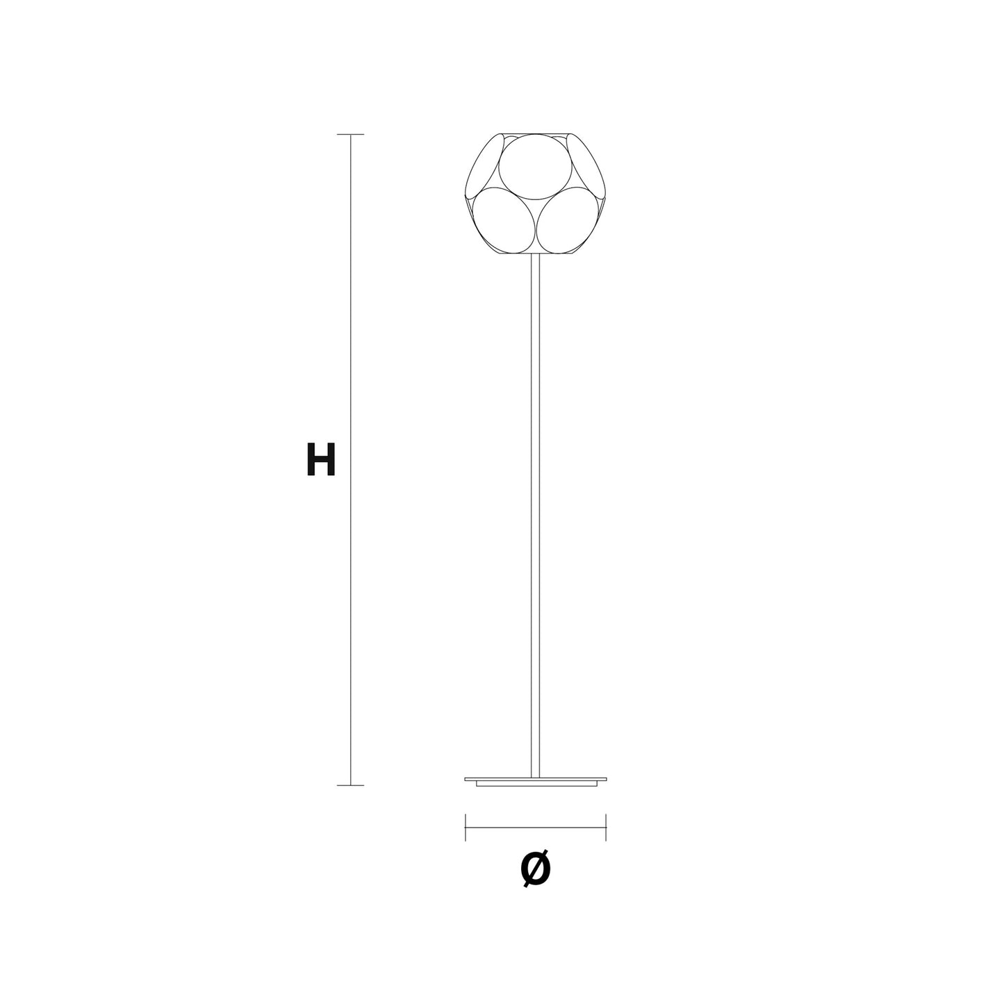 Timeo STL LED Floor Lamp
