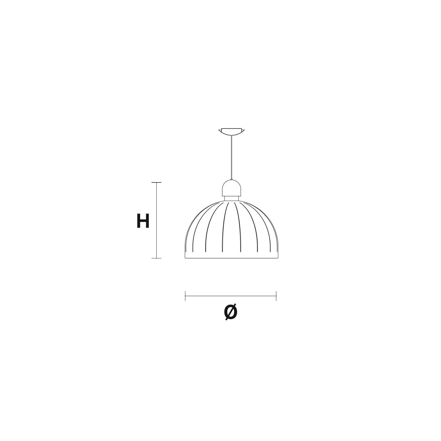 Cupoles S1 80 Large LED Pendant