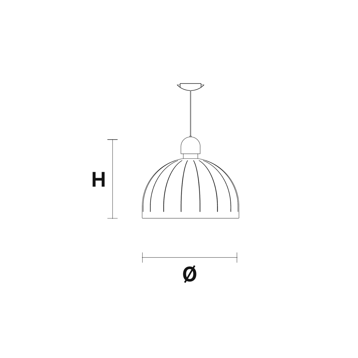 Cupoles S1 80 Large LED Pendant