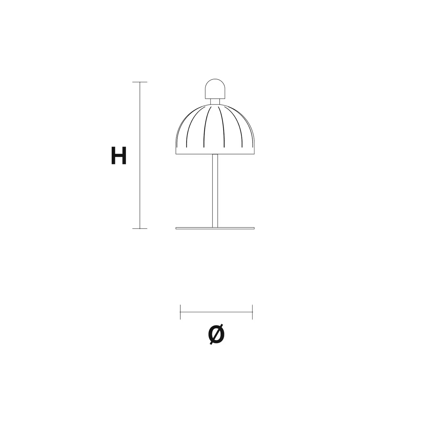 Cupoles TL1 LED Table Lamp