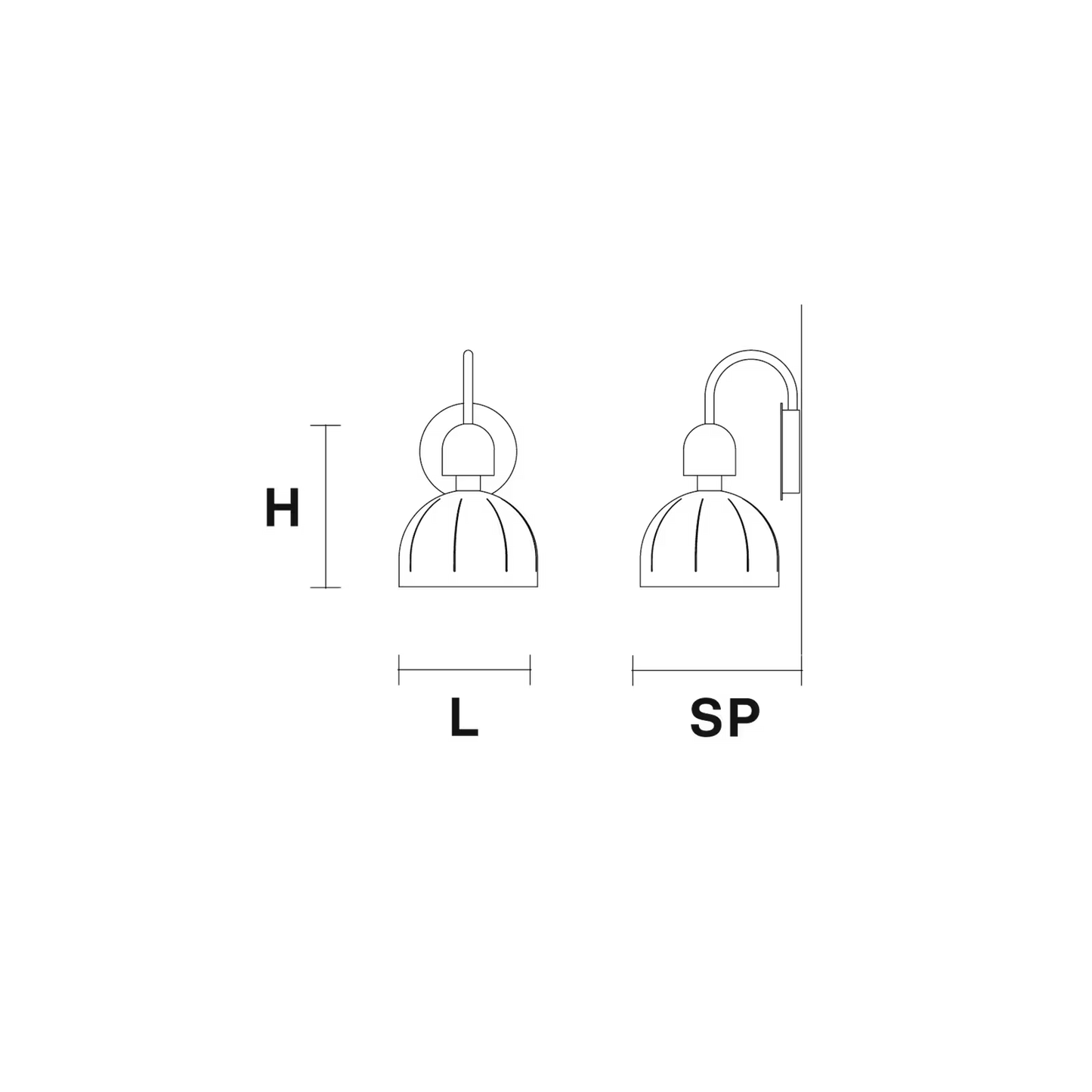 Cupoles A LED Wall Light