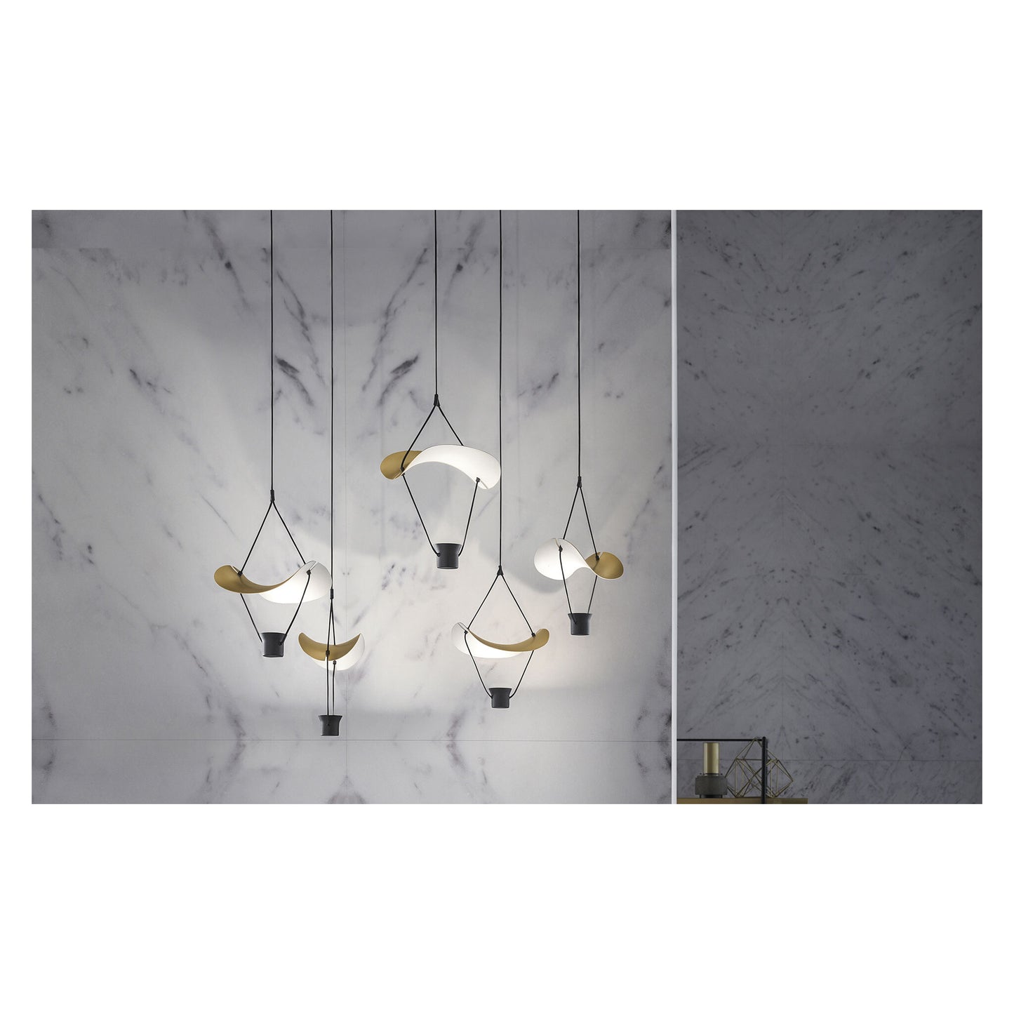 Vollee C5 P 5-Light LED Bar Pendant