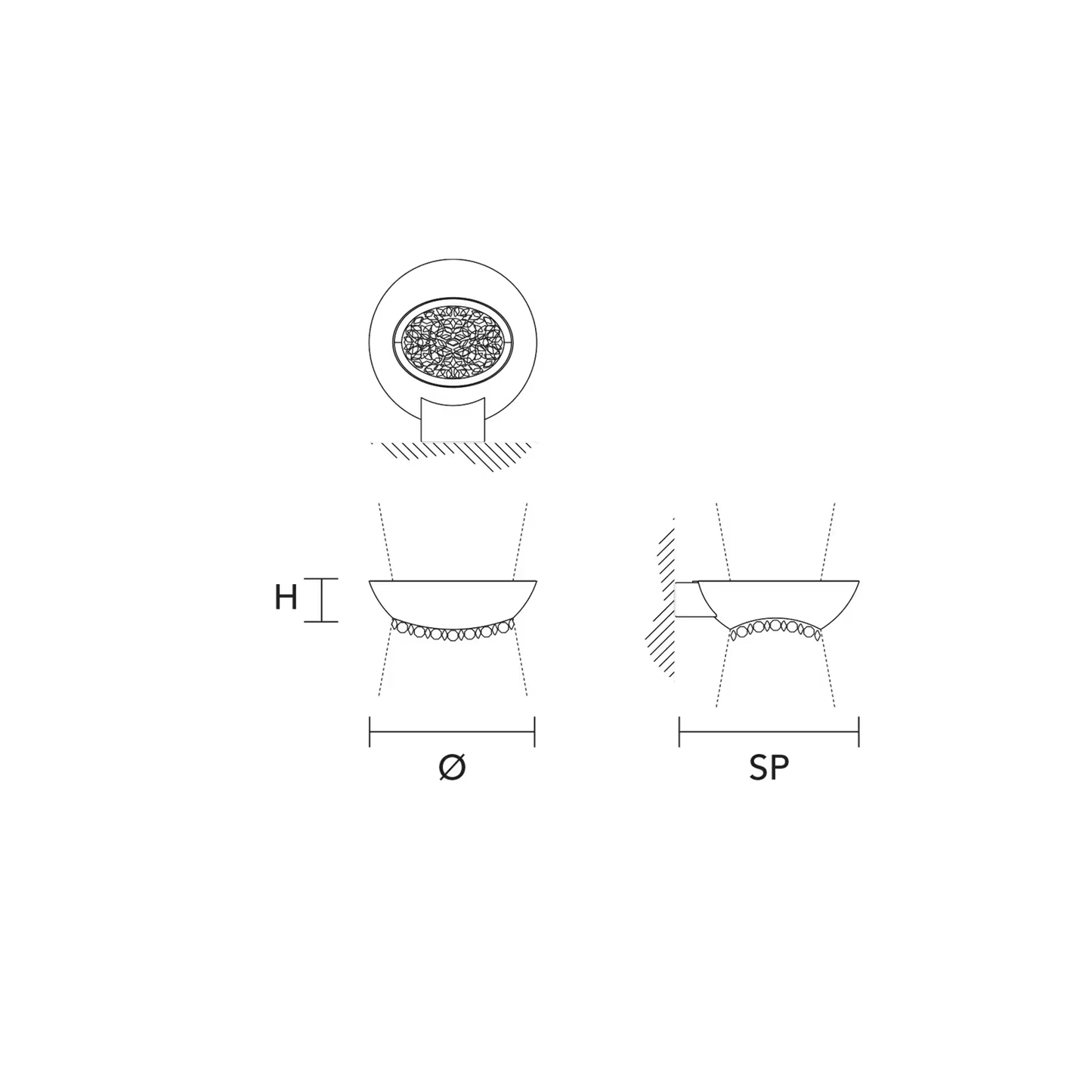 Blink A1 P LED Wall Light