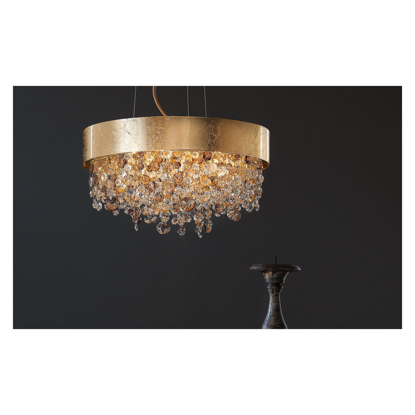 Ola S6 40 Small LED Pendant with Colored Glass