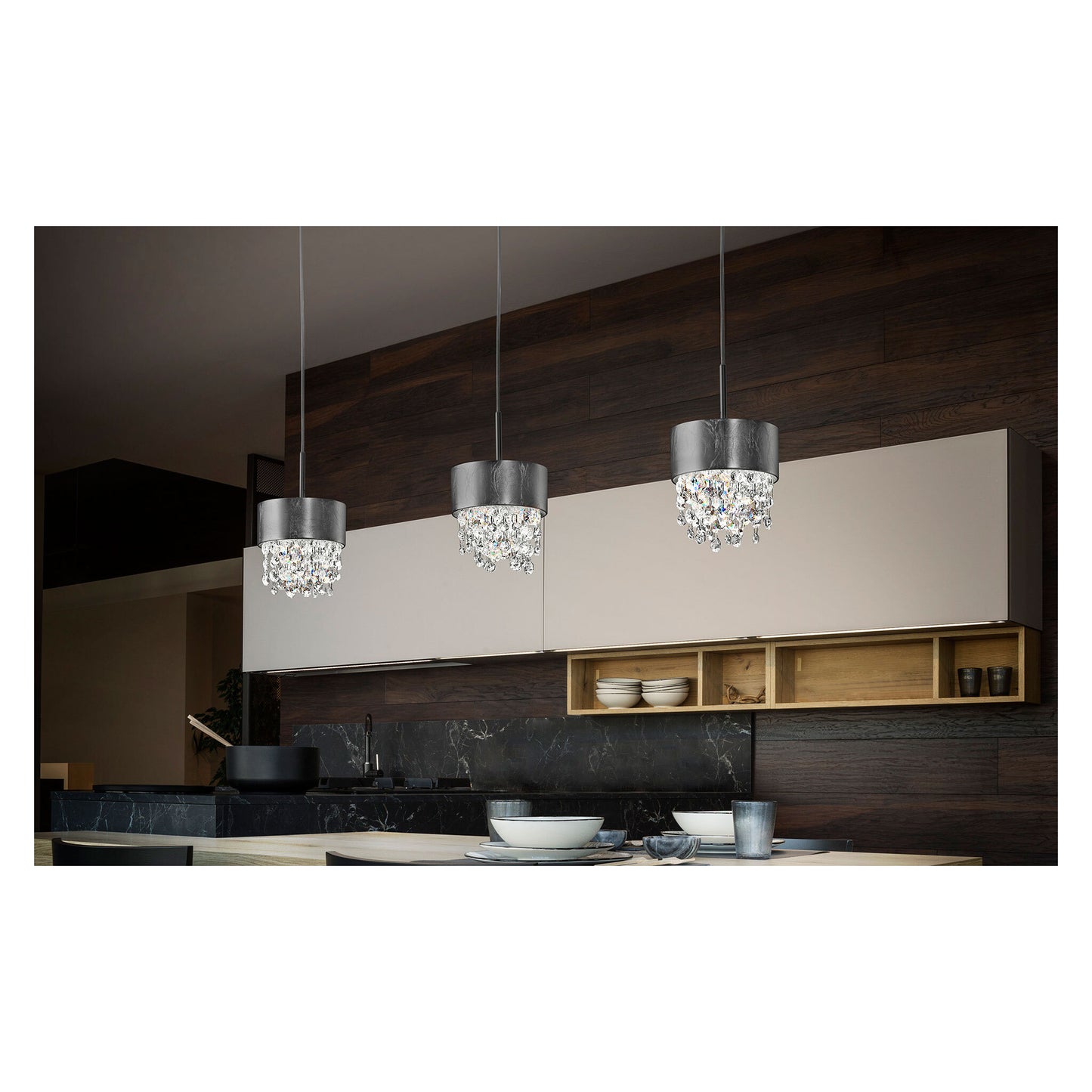 Ola S2 15 G9 Pendant with Colored Glass