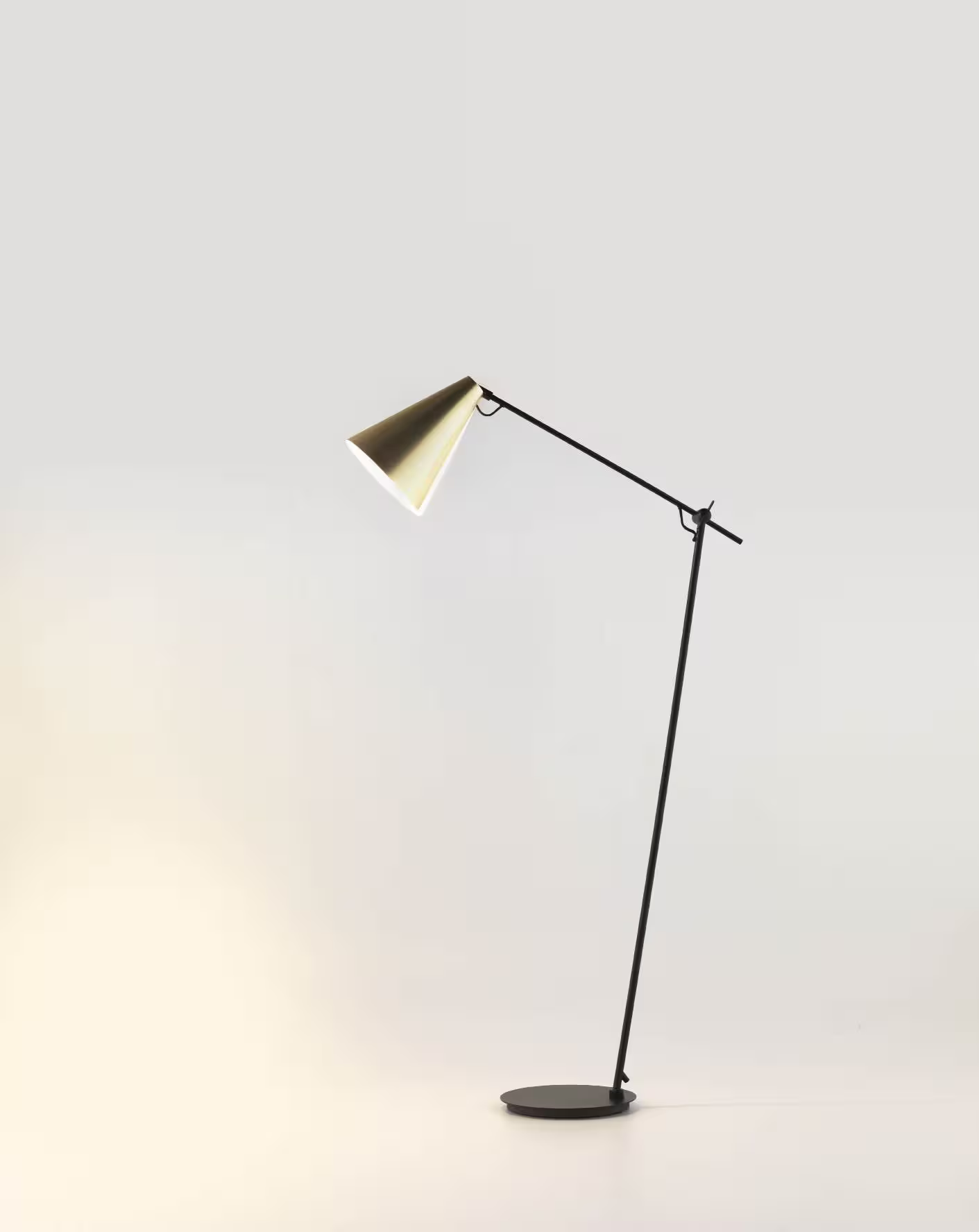 Boa Black Floor Lamp Include Shade