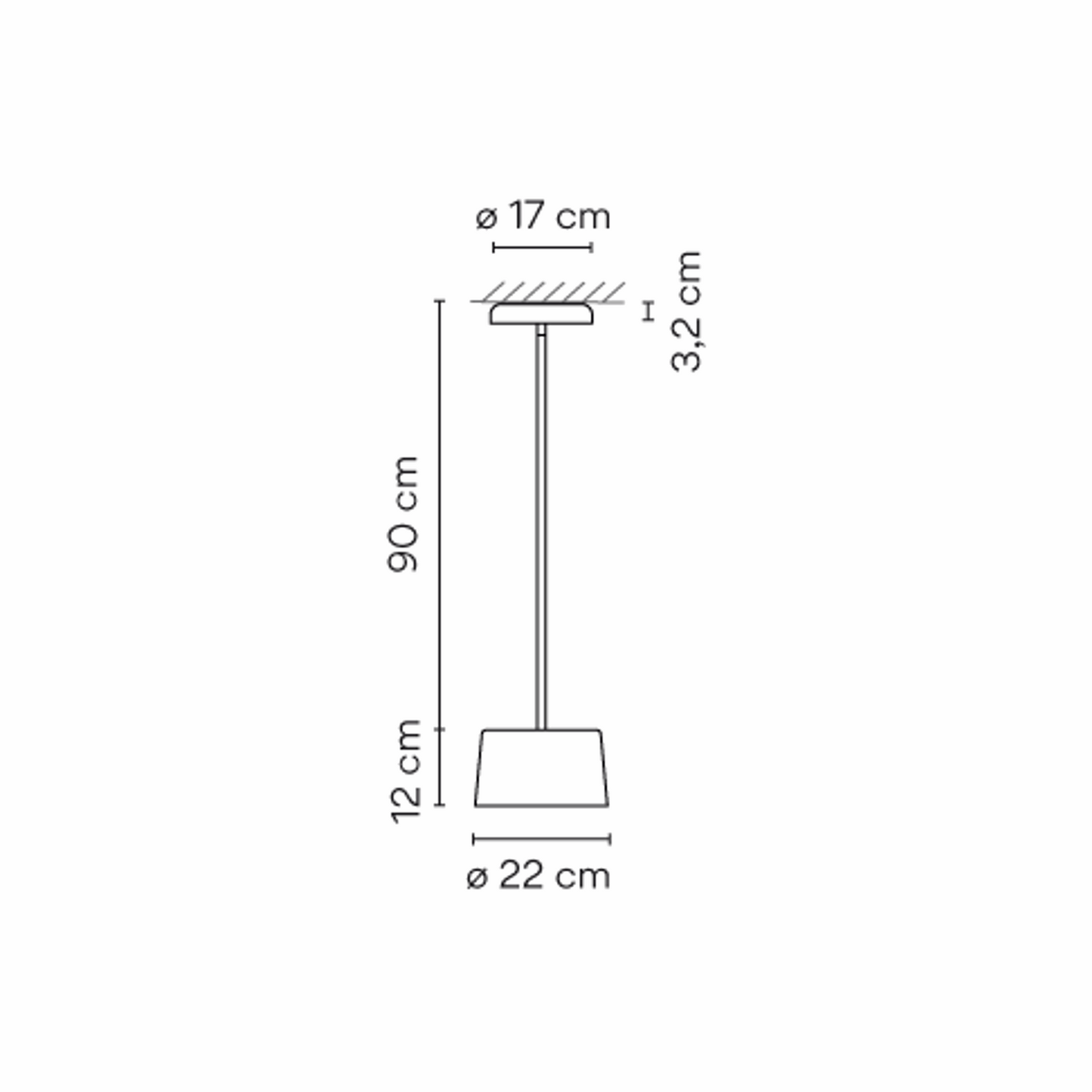 Tube Small LED Pendant