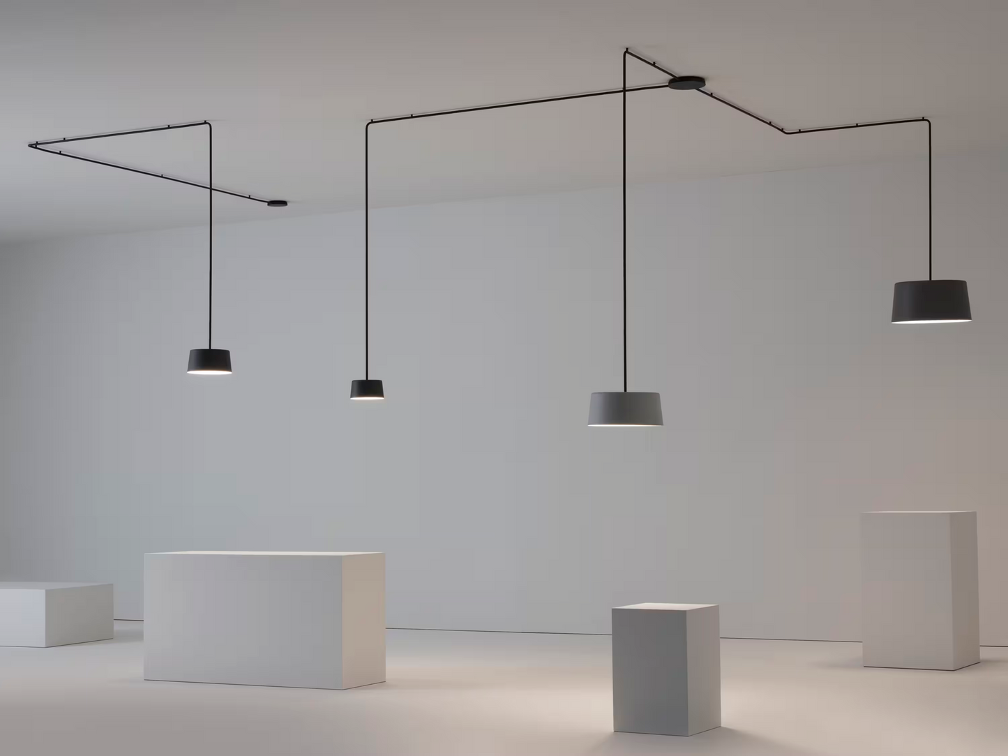 Tube Large Triple Pendant