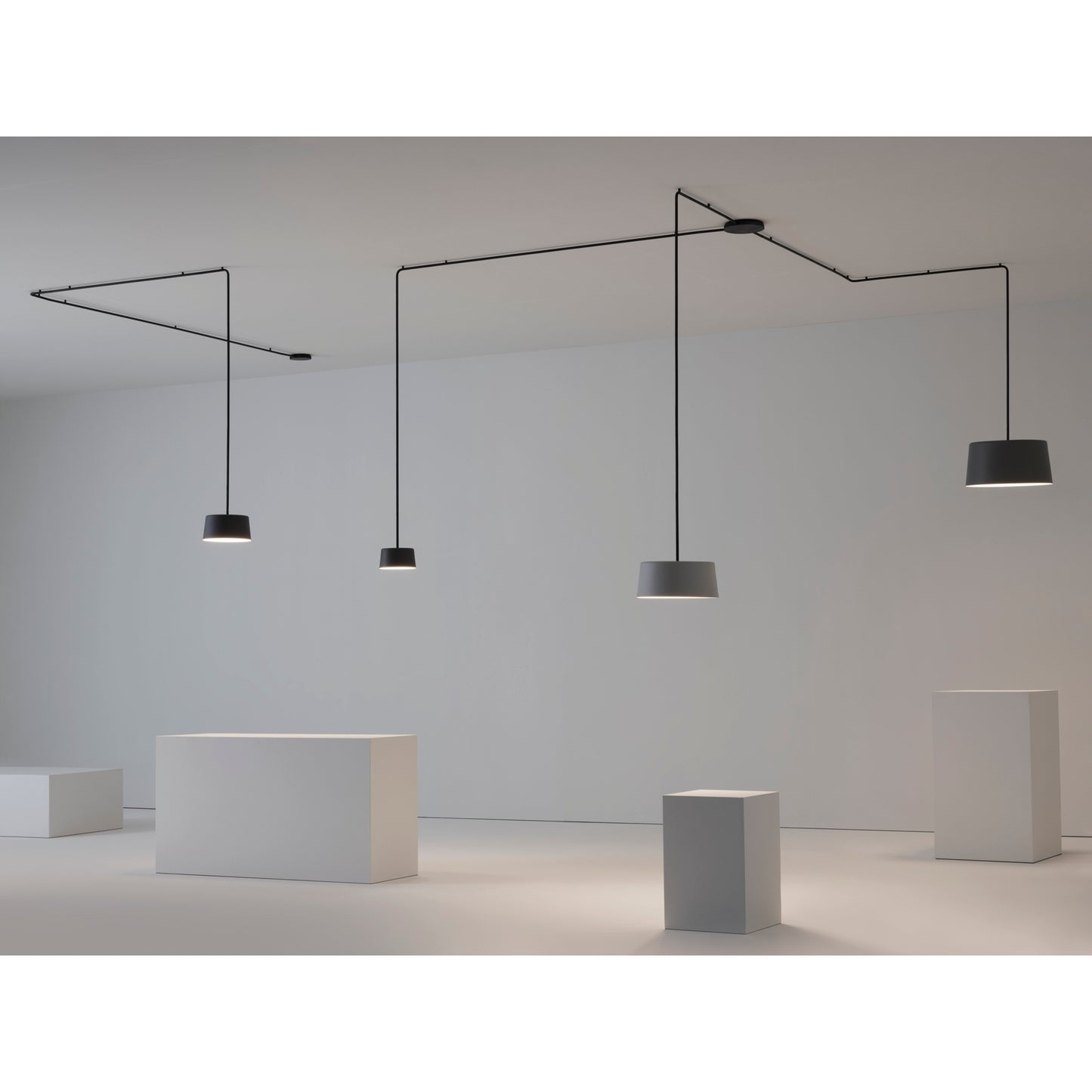 Tube Large Triple LED Pendant