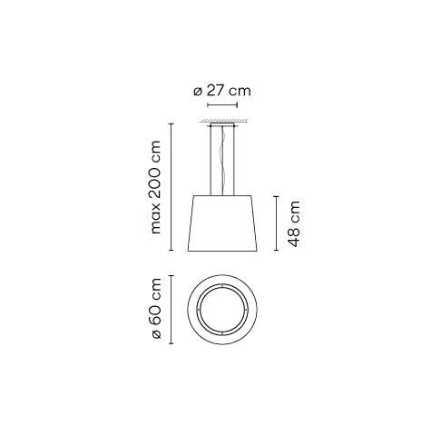 Wind 4077 Outdoor LED Pendant