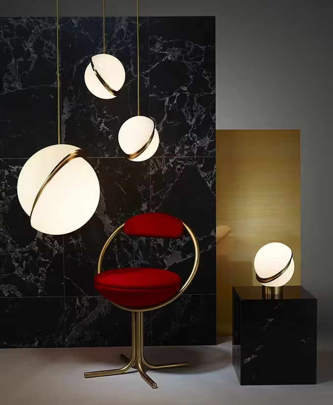 Crescent Table Lamp