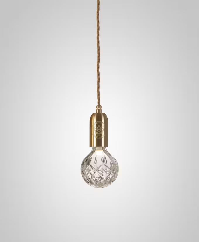 Crystal Bulb Clear Glass LED Pendant
