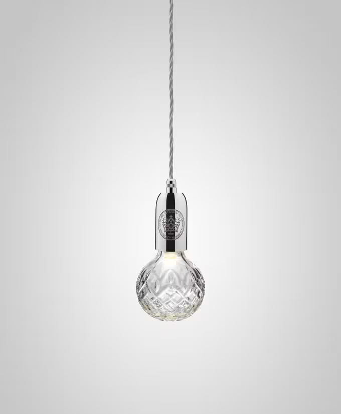 Crystal Bulb Clear Glass LED Pendant