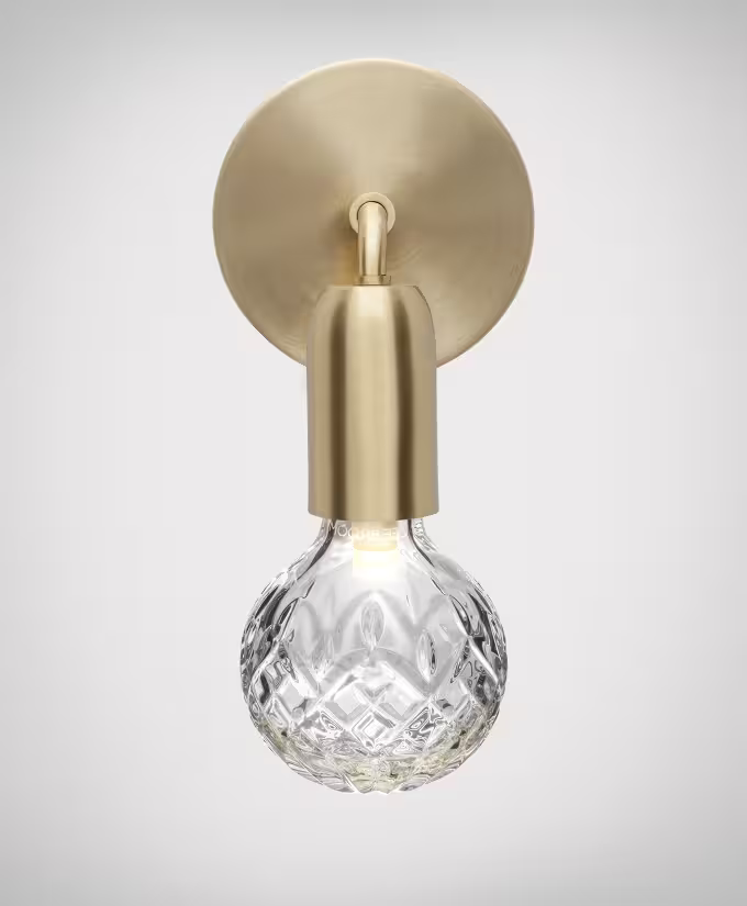 Crystal Bulb LED Wall Light