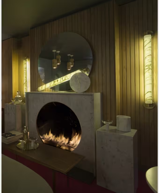 Crystal Tube LED Wall Light