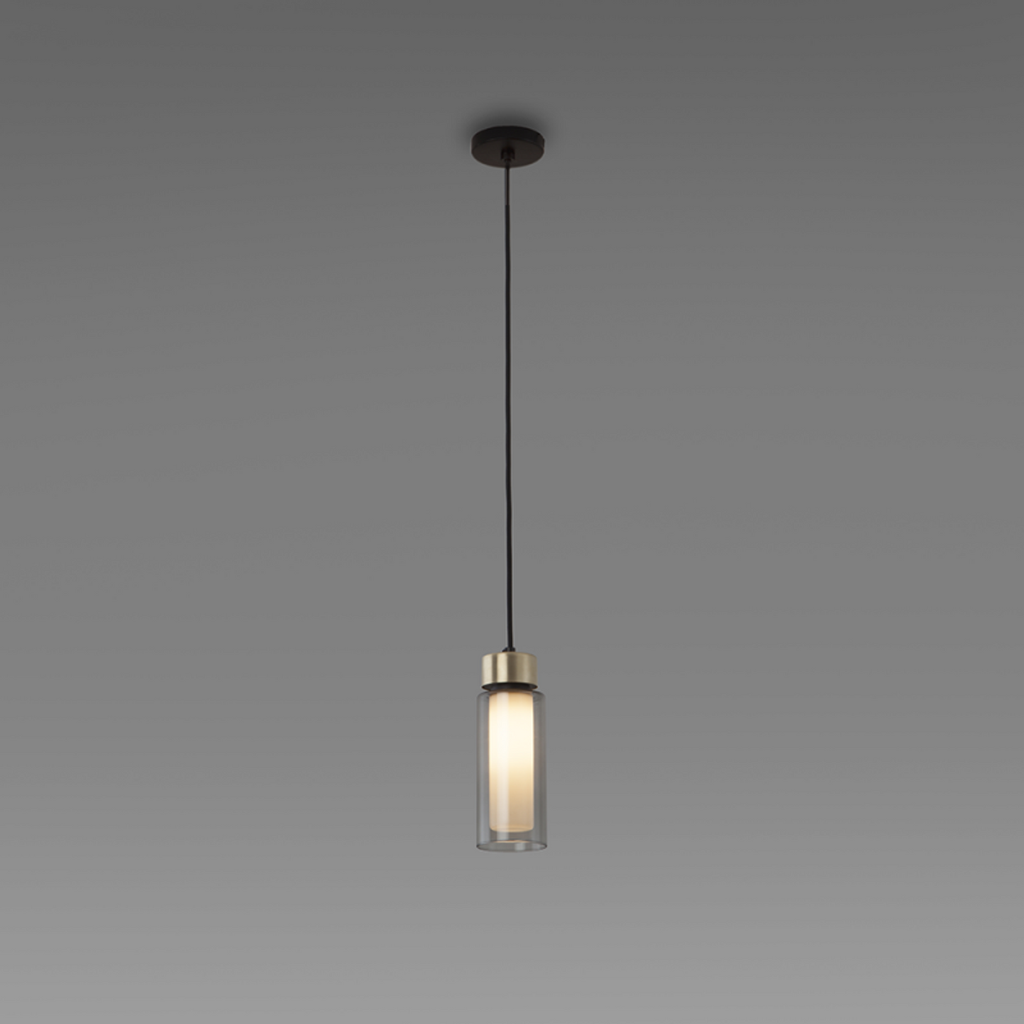 Osman Single Pendant in Matt Black