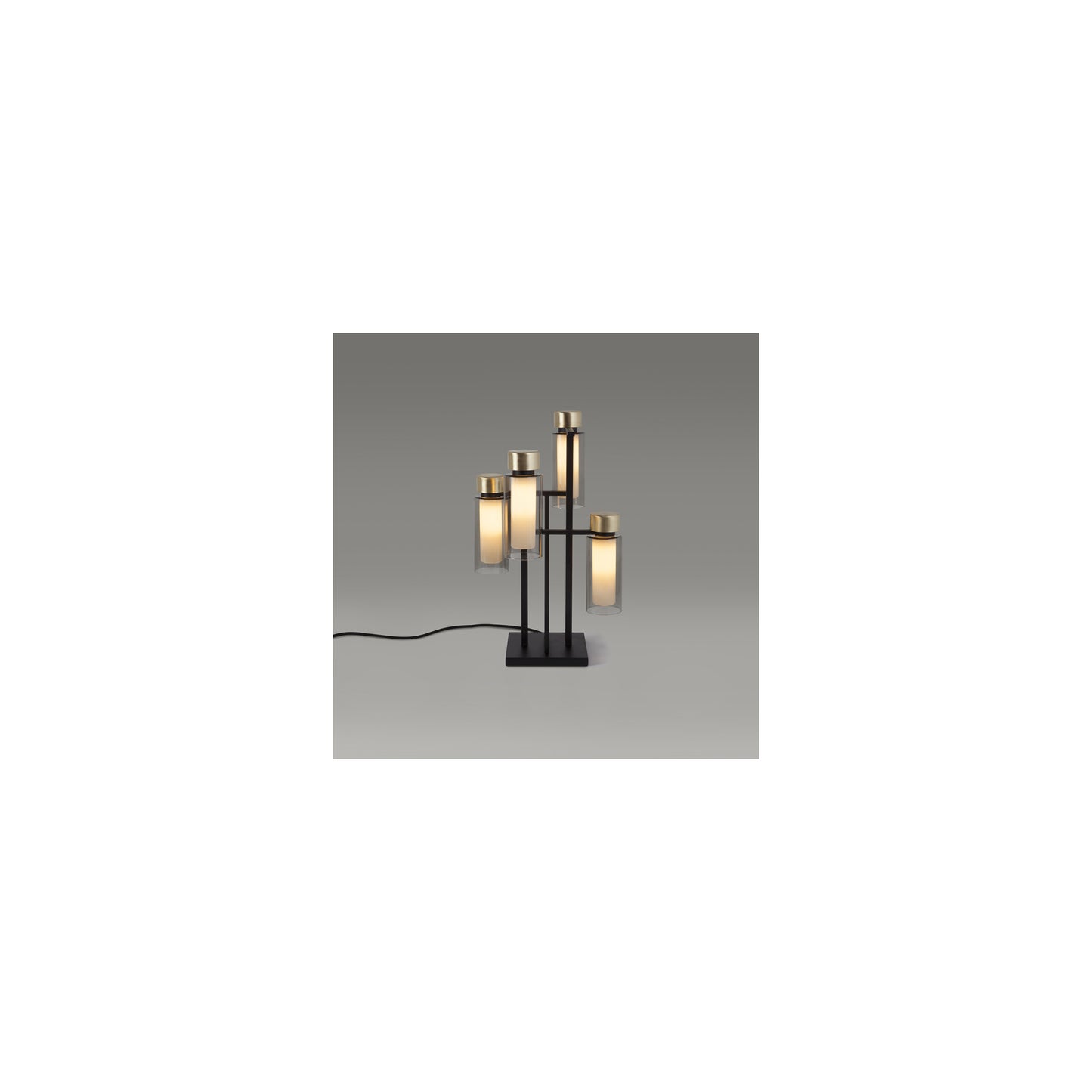 Osman 4-Light Table Lamp in Matt Black