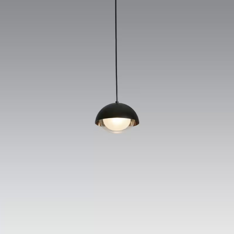 Muse Large Black Pendant