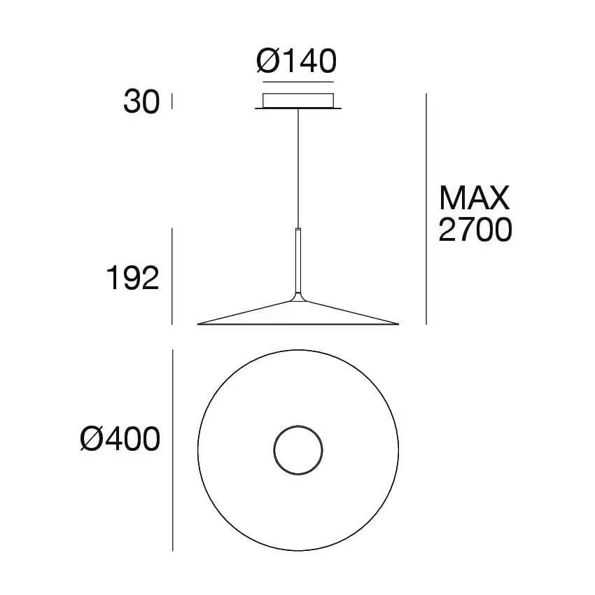 Poe Plus Single LED Pendant