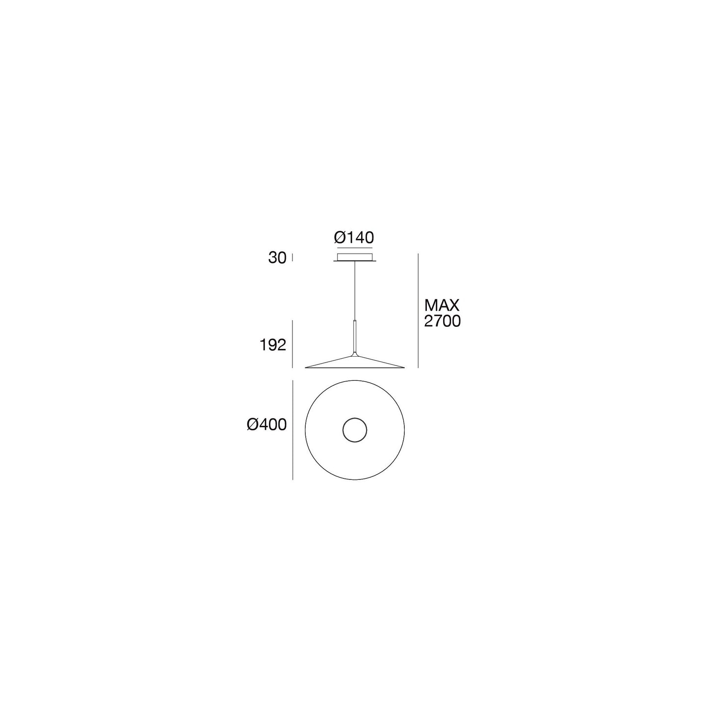 Poe Plus Single LED Pendant