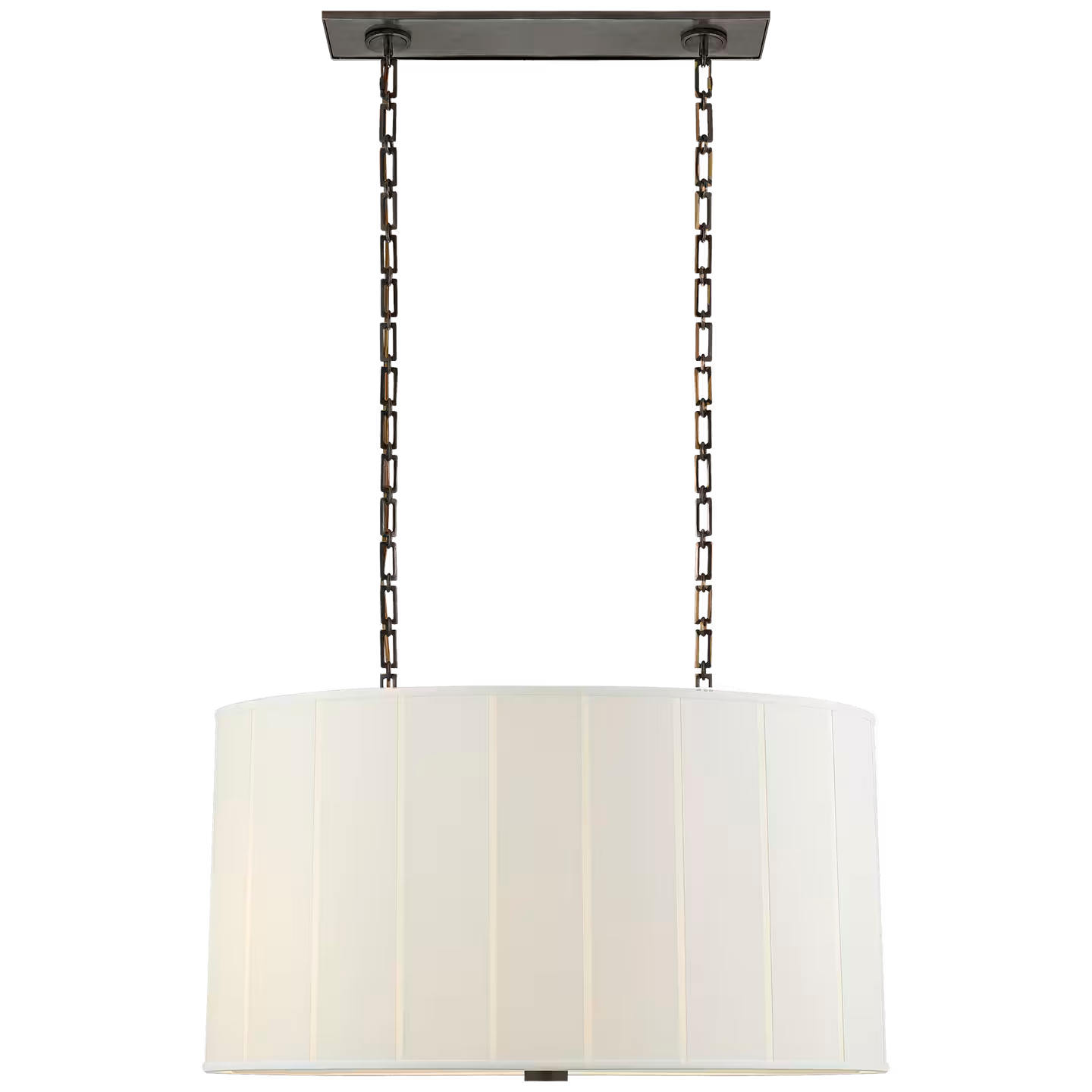 Perfect Pleat Oval Hanging Shade