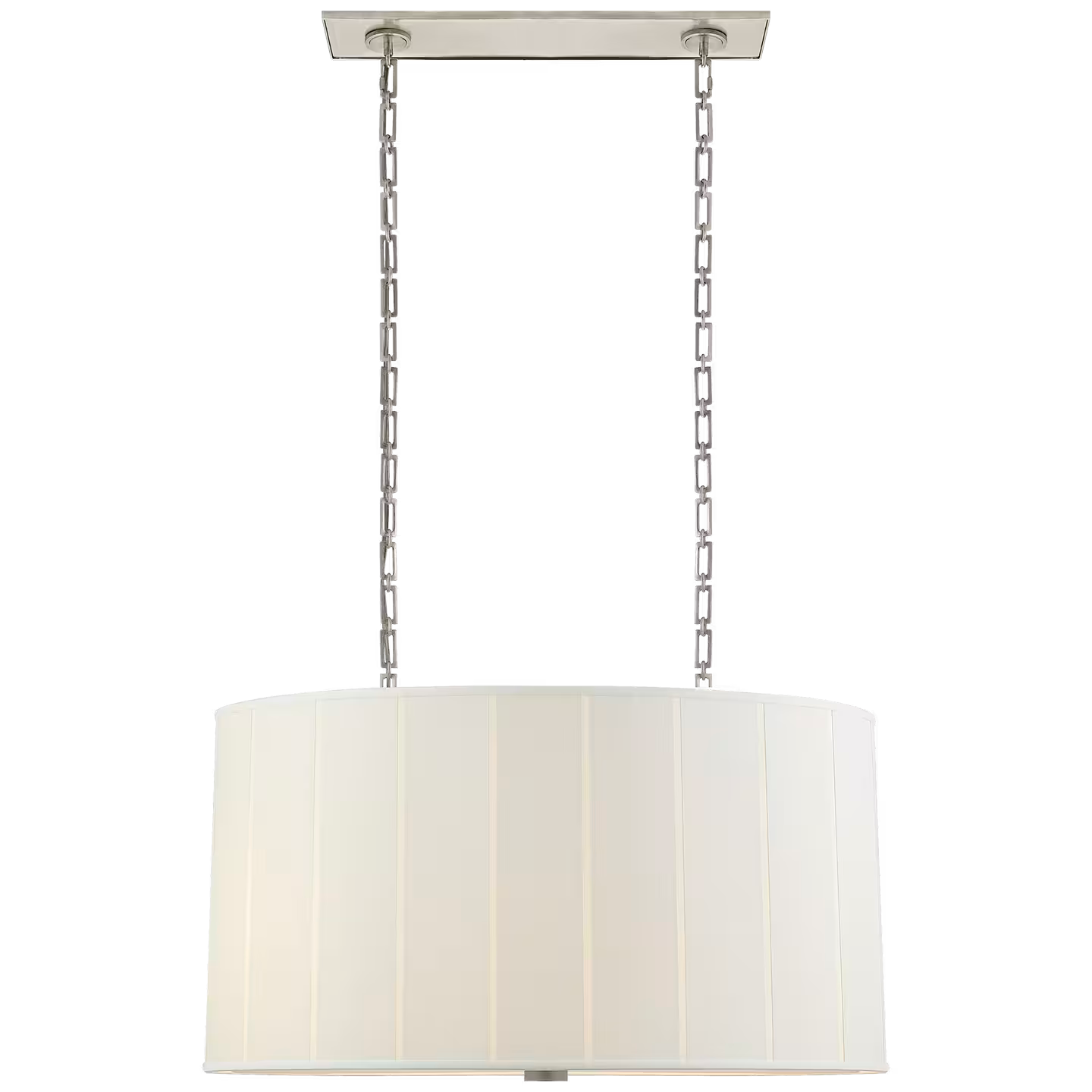 Perfect Pleat Oval Hanging Shade