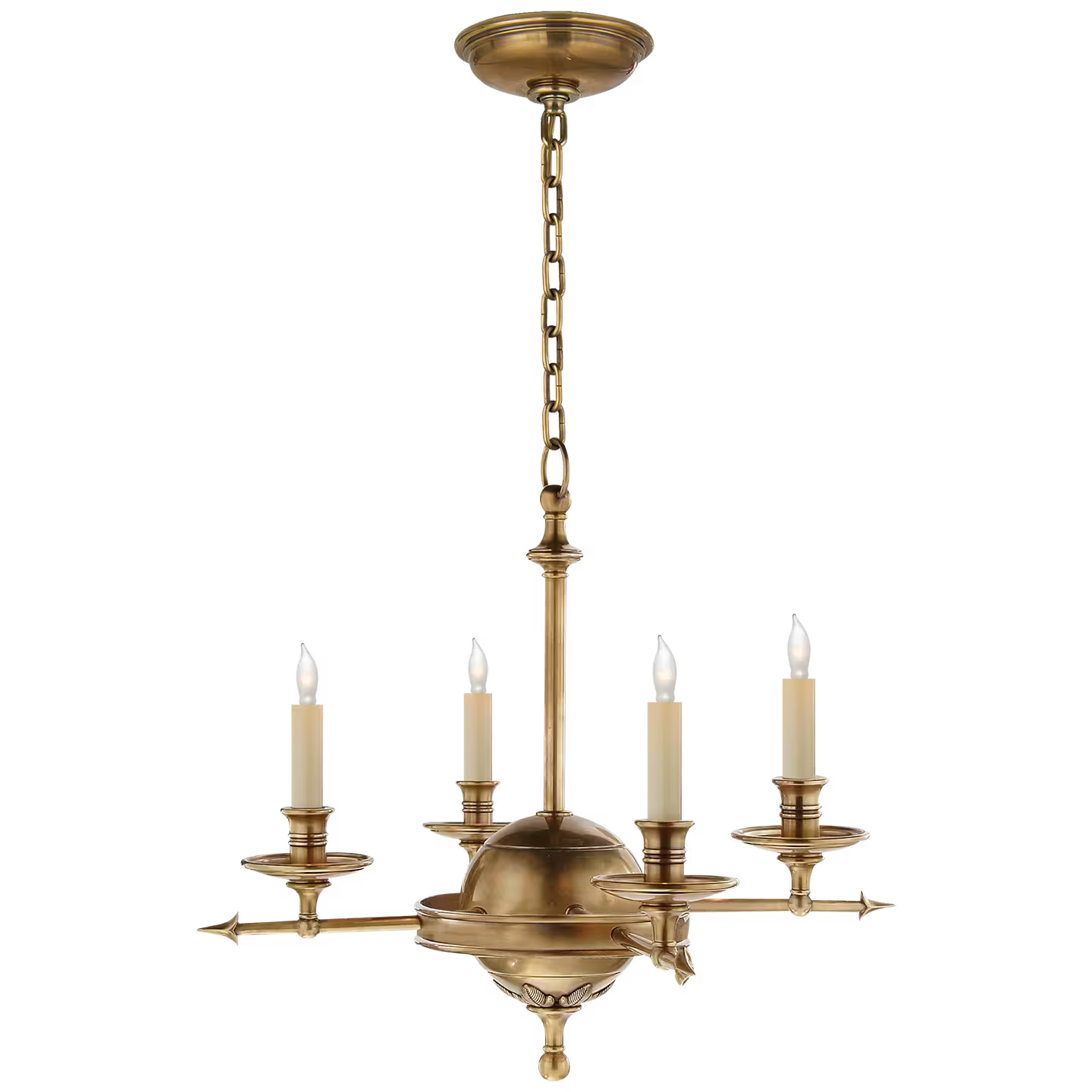 Leaf and Arrow Chandelier