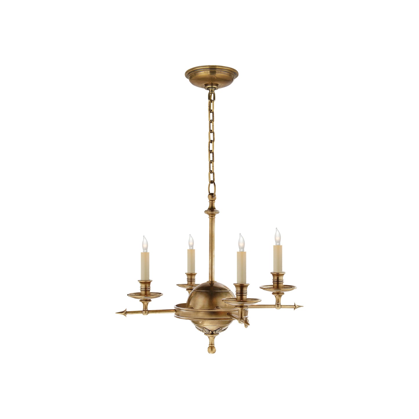 Leaf and Arrow Chandelier