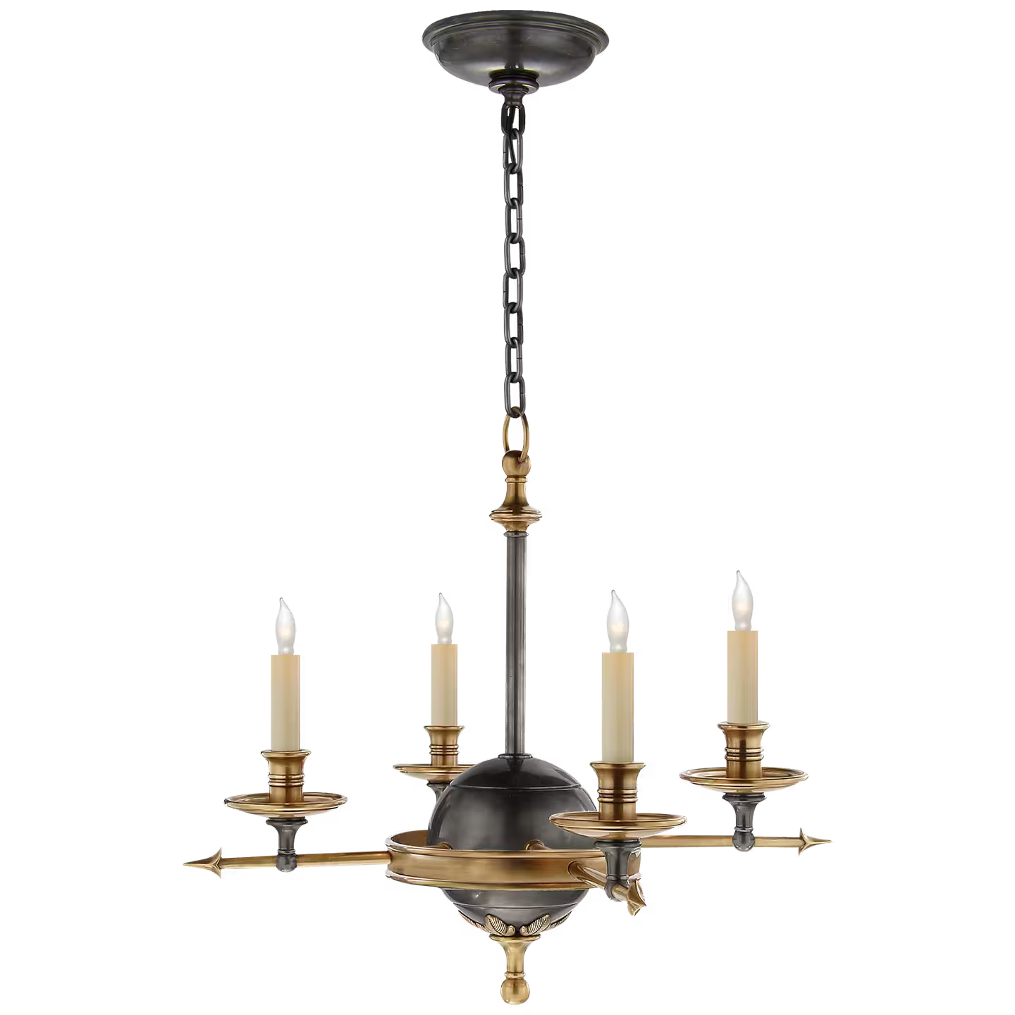 Leaf and Arrow Chandelier
