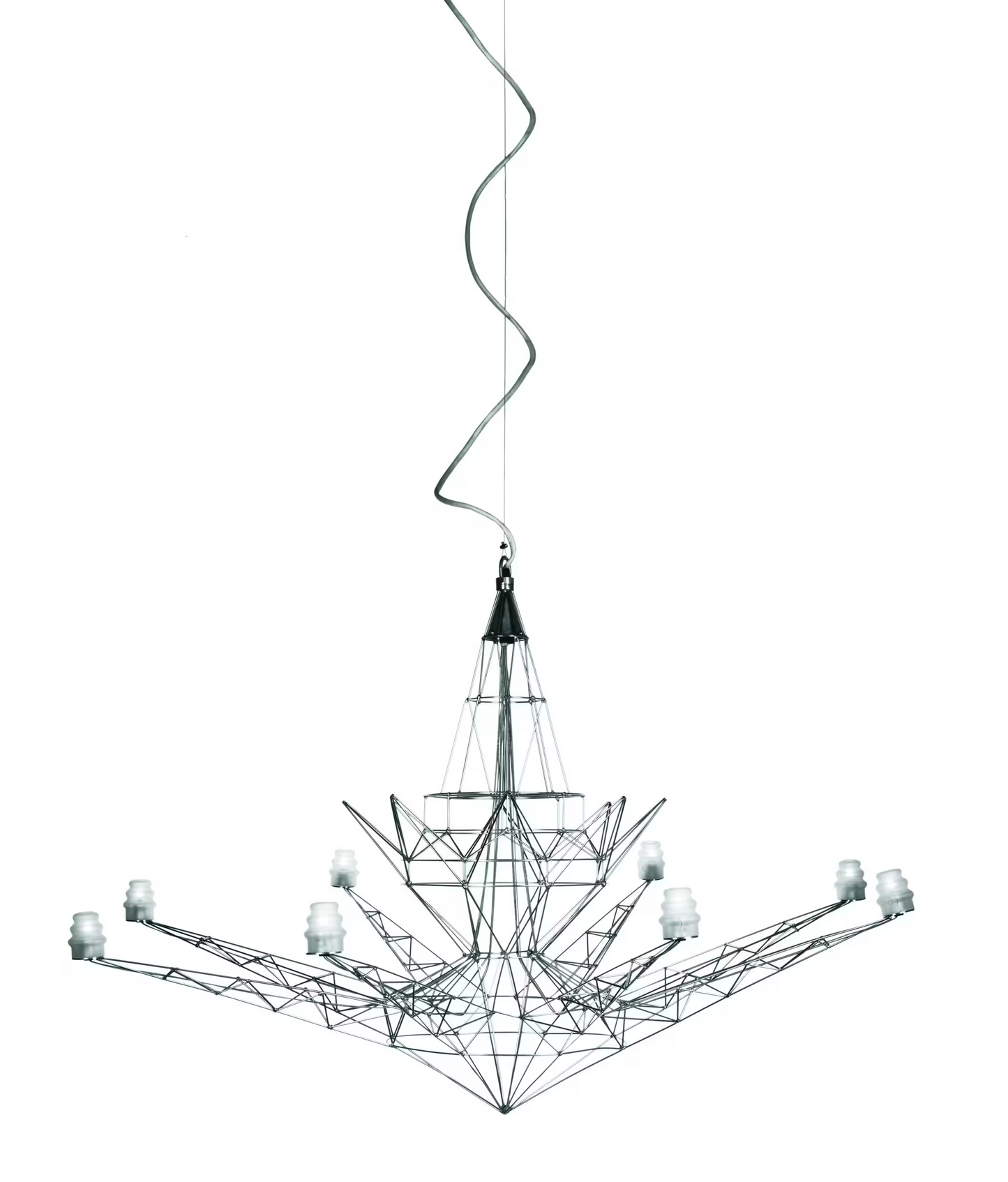 Lightweight 8-Light Chandelier
