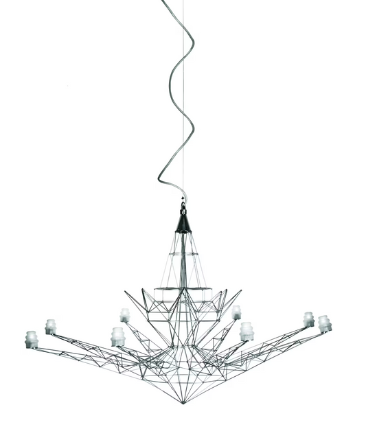 Lightweight 8-Light Chandelier