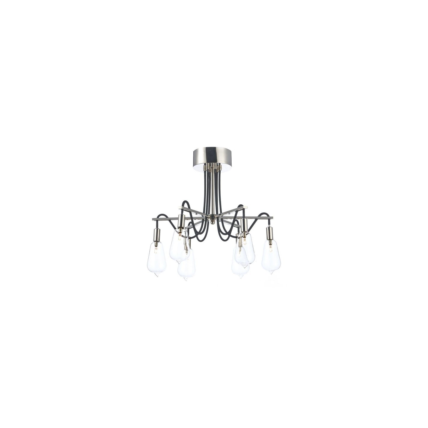 Scroll 6-Light Flush Mount