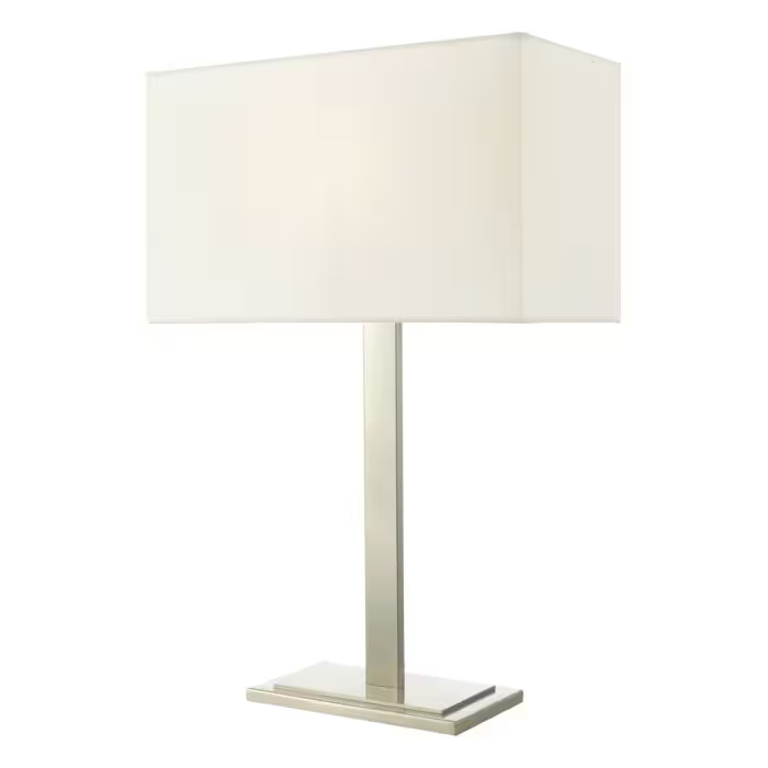 Tegal Table Lamp Satin Nickel