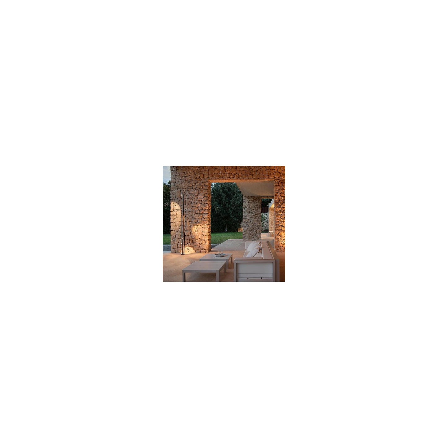 Bamboo 4810 5-Light Outdoor LED Floor Lamp