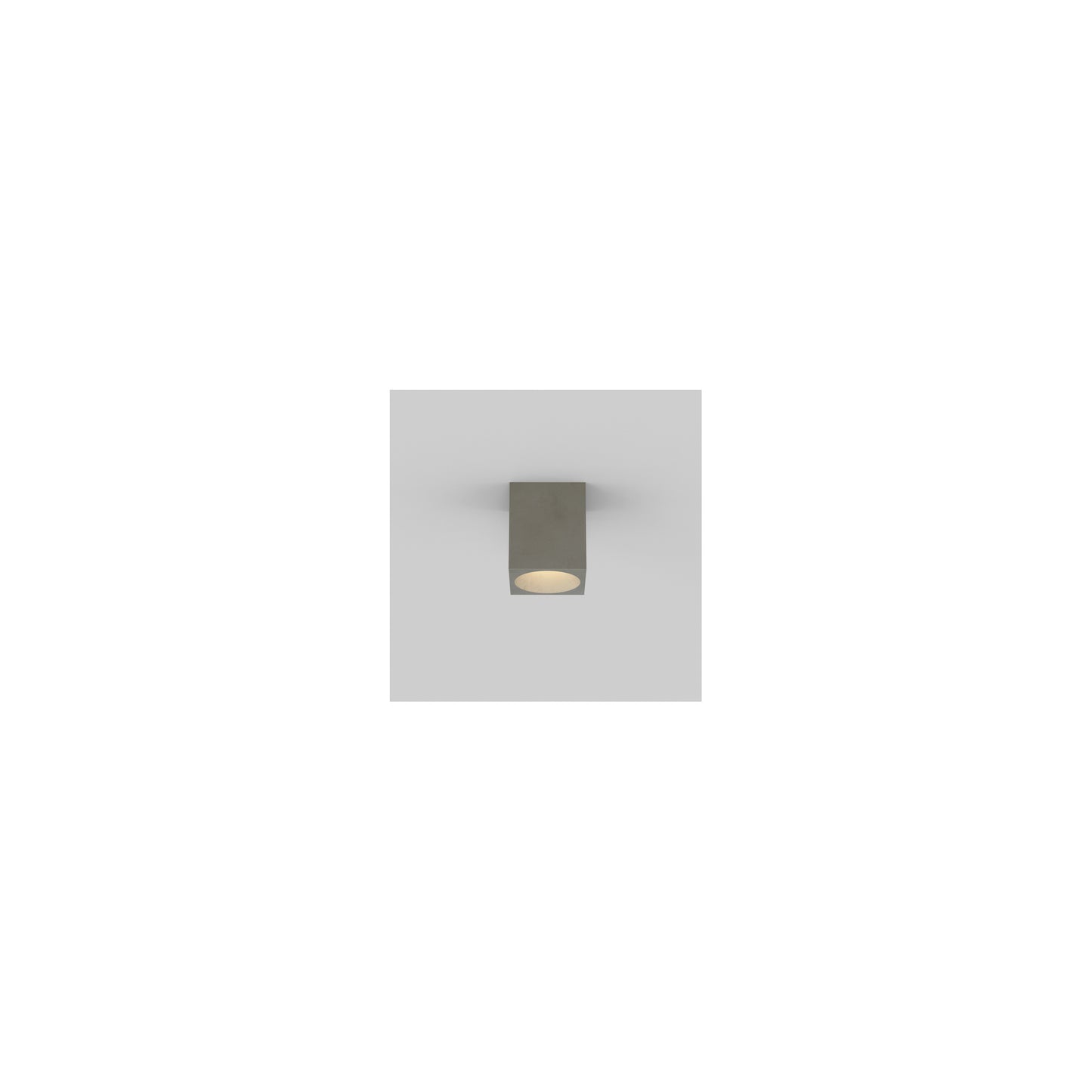 Kos Square Exterior Wall Light Concrete