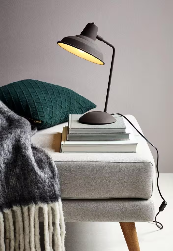 Andy Table Lamp Brown