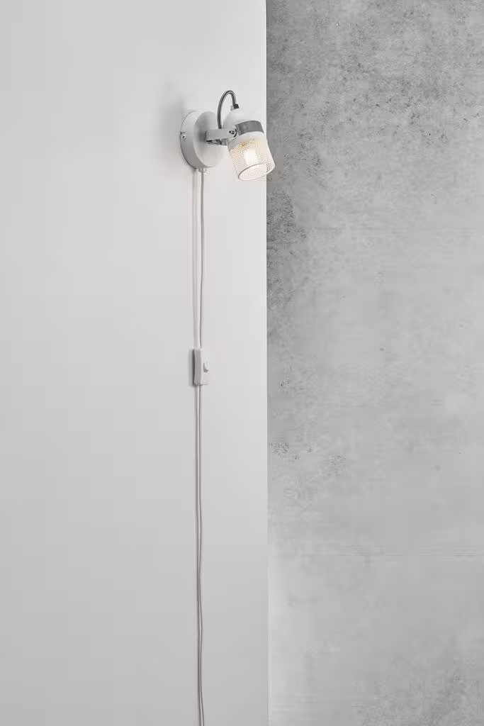 Agnes Wall Spotlight White