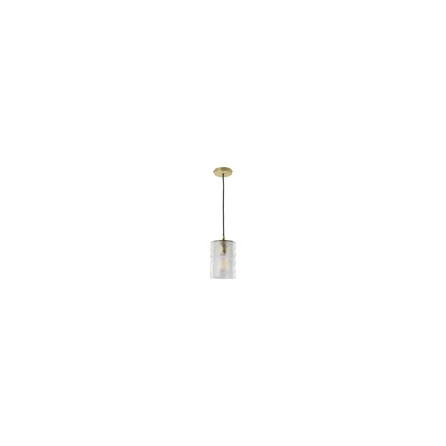 Zecchino Blown Glass Pendant Brass