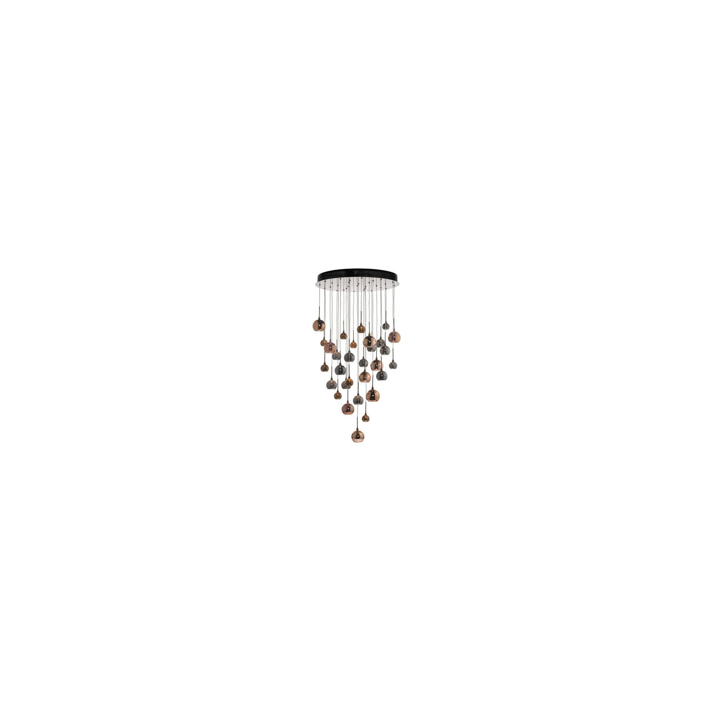 Aurelia 30-Light Cluster Pendant Copper & Bronze