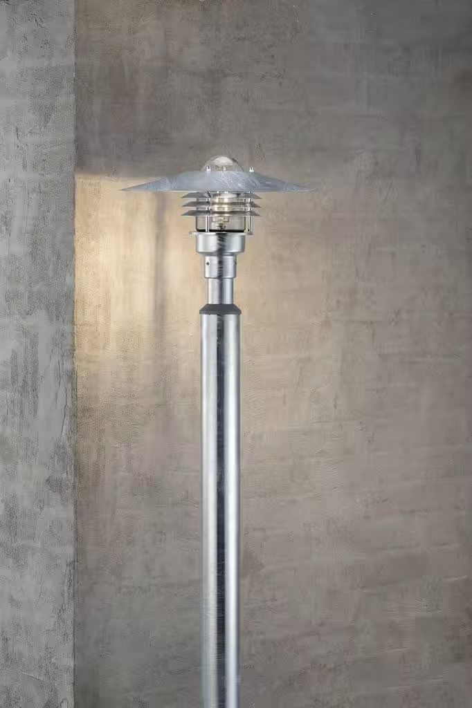 Vejers 2M Outdoor Garden Light Galvanized